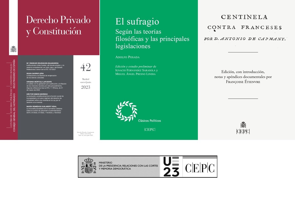 Novedades editoriales del CEPC