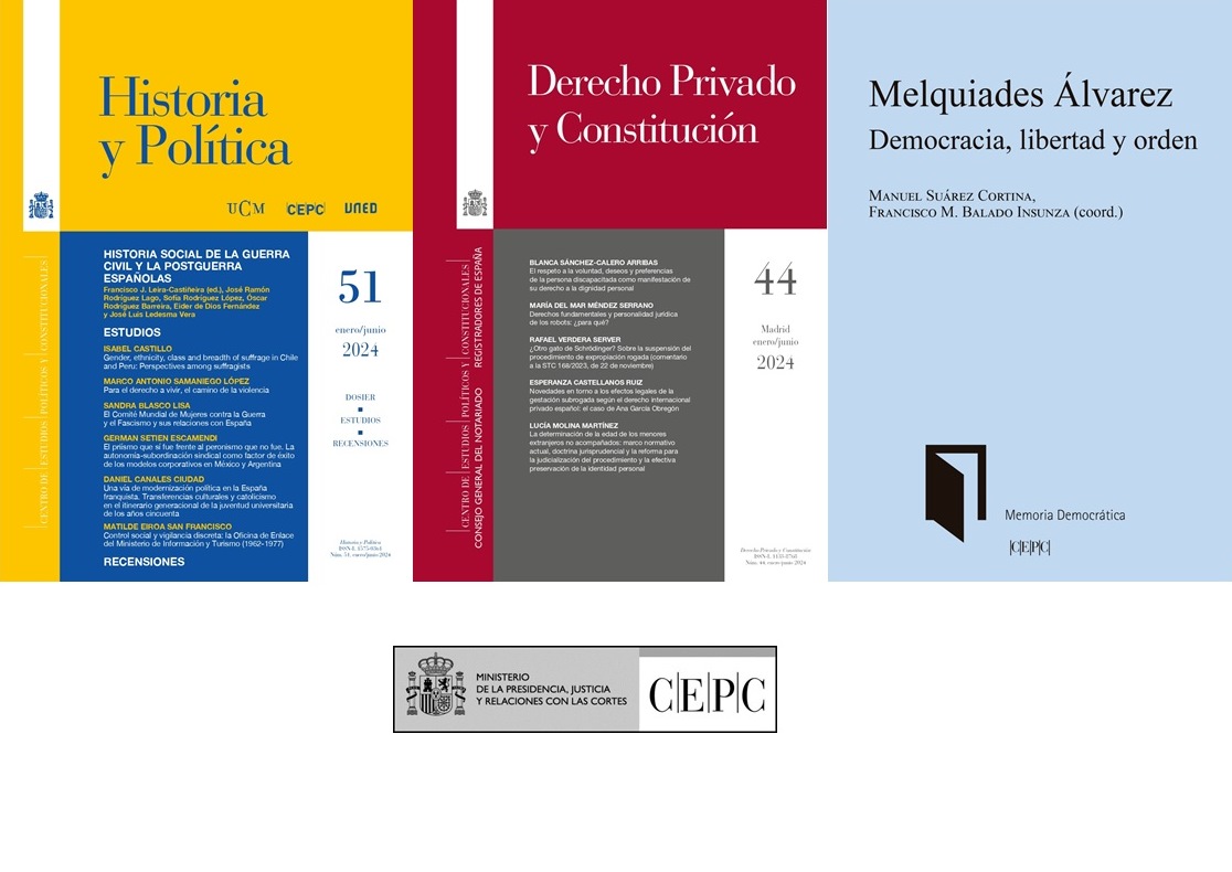  Novedades editoriales del CEPC