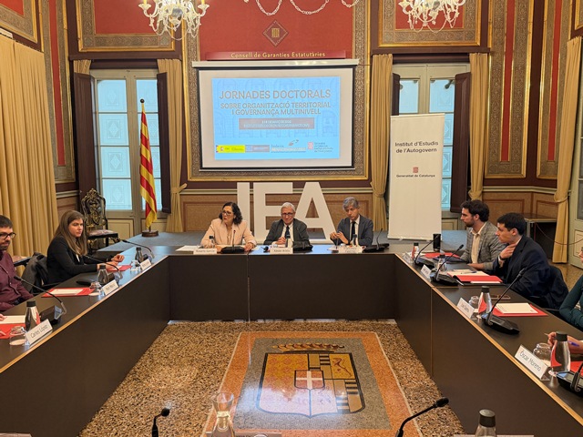 CEPC, IEA y Fundación Manuel Giménez Abad celebran en Barcelona unas Jornadas Doctorales sobre organización territorial y gobernanza multinivel