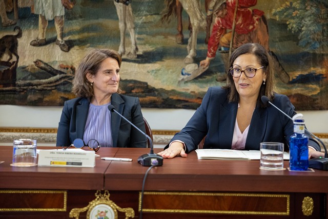   La directora del CEPC recibe en el Palacio de Godoy a la vicepresidenta de la Comisión Europea
