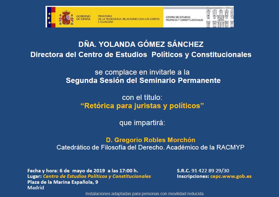 Retórica para juristas y políticos