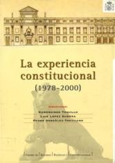 La experiencia constitucional (1978-2000)