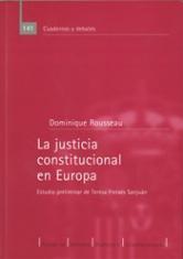 La justicia constitucional en Europa