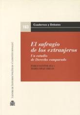 El sufragio de los extranjeros. Un estudio de Derecho comparado