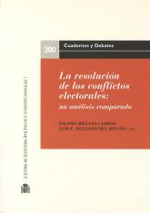 La resolución de los conflictos electorales:. un análisis comparado