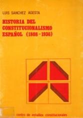 Historia del constitucionalismo español (1808-1936).