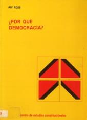 ¿Por qué democracia?