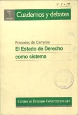 El estado de derecho como sistema.