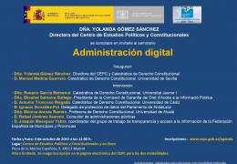 Seminario: "Administración digital"