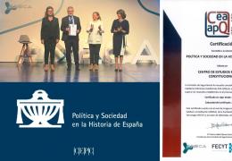 Sello de calidad en edición académica de la colección Política y Sociedad en la Historia de España