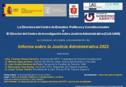 Presentación del informe sobre la Justicia Administrativa 2022