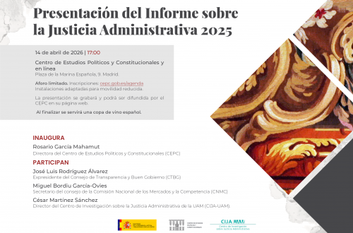 Presentación del Informe sobre la Justicia Administrativa 2025