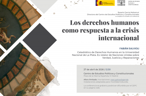 Conferencia "Los derechos humanos como respuesta a la crisis internacional"