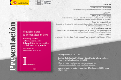 Presentación del libro "Veinticinco años de posconflicto en Perú. Avances y límites en la implementación de las políticas de reparación, verdad, memoria y justicia"