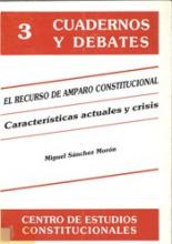 El recurso de amparo constitucional. naturaleza jurídica, características actuales y crisis