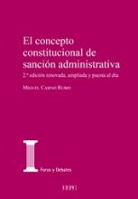 El concepto constitucional de sanción administrativa. 2ª edición