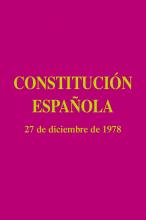 Constitución española. 27 de diciembre de 1978