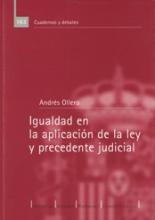 Igualdad en la aplicación de la ley y precedente judicial