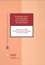 El régimen local en la reforma de los estatutos de autonomía