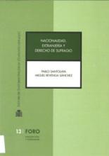 Nacionalidad, extranjería y derecho de sufragio