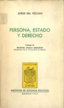 Persona, estado y derecho