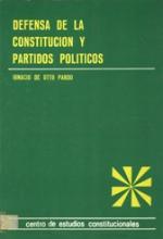 Defensa de la Constitución y partidos políticos.