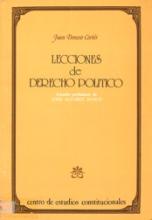 Lecciones de Derecho Político. Donoso Cortés