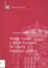 Hecho insular y Unión Europea. Un aporte historico-político